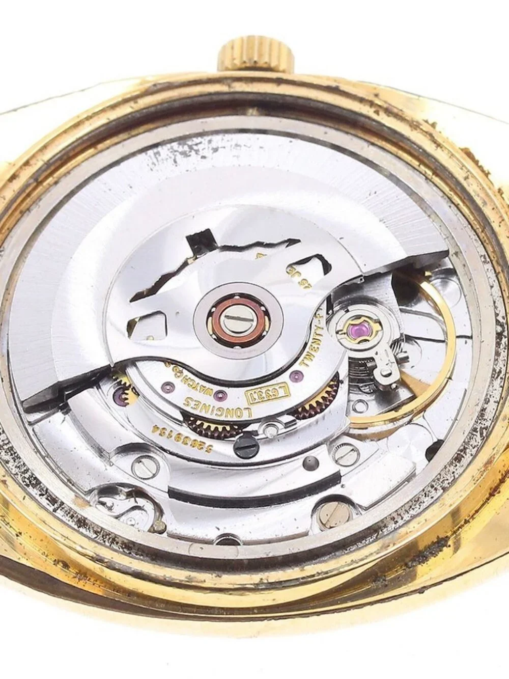 LONGINES Date cal.L633.1 gold Dial Automatic Men's Watch_964935
